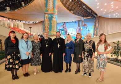 Мария Парамонова в Зале Церковных соборов Храма Христа Спасителя